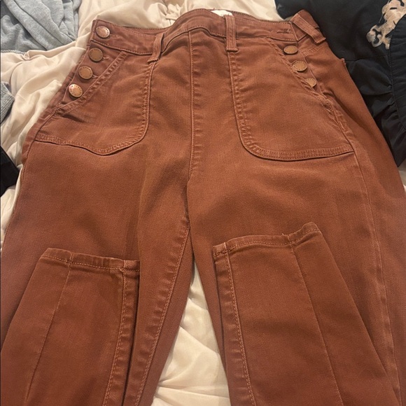 Alice + Olivia Copper Skinny Jeans - Picture 1 of 3
